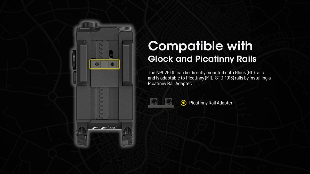Nitecore NPL25 GL