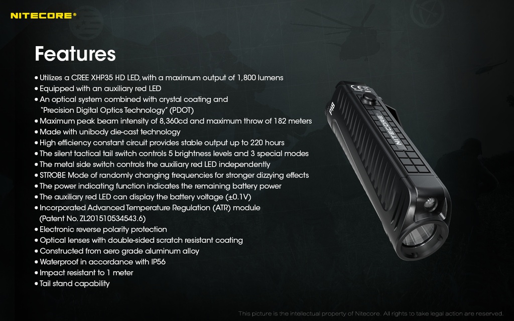 Nitecore P18