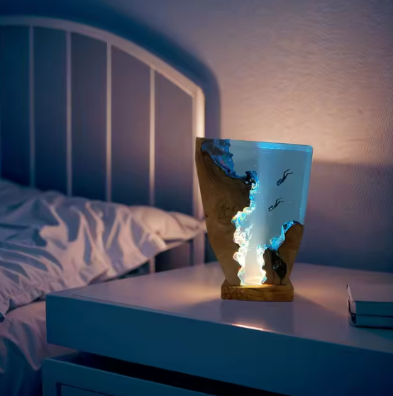 Resin LED Light Set Diving cave exploration