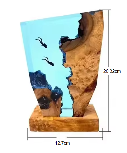 Resin LED Light Set Diving cave exploration Small