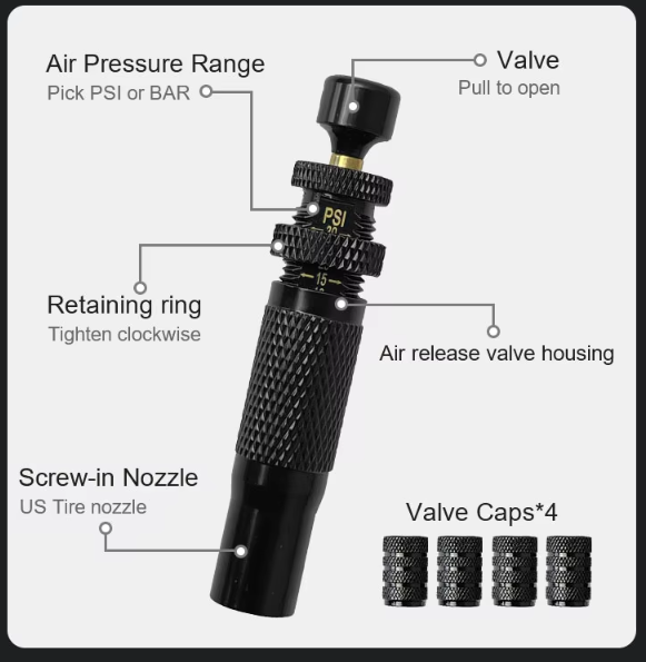 Tire Pressure Relif Valve