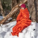 SOL Emergency Bivvy with Rescue Whistle - Orange