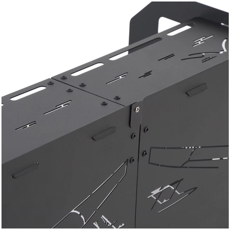 Shine trip Camping windshield set Black