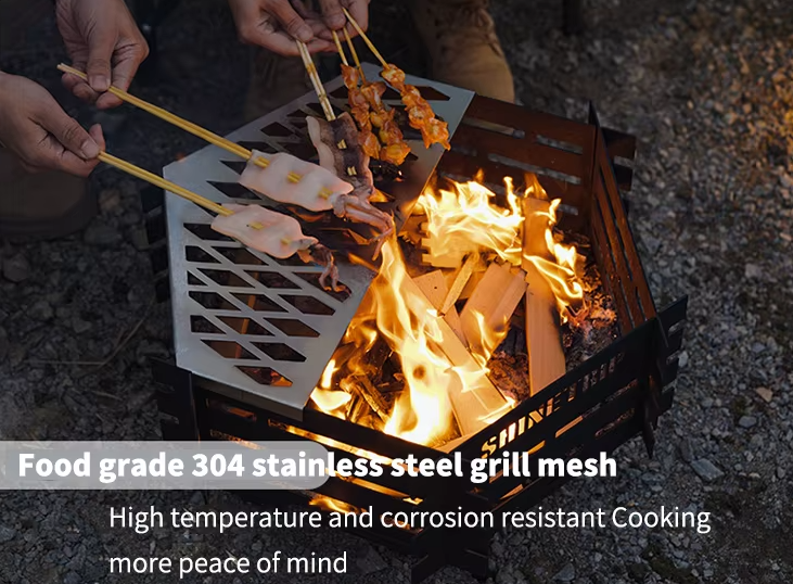 Shine trip Fire Burning Table Full Set