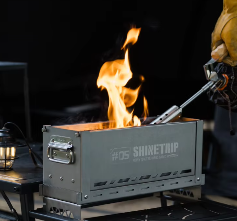 Shine trip secondary combustion furnace