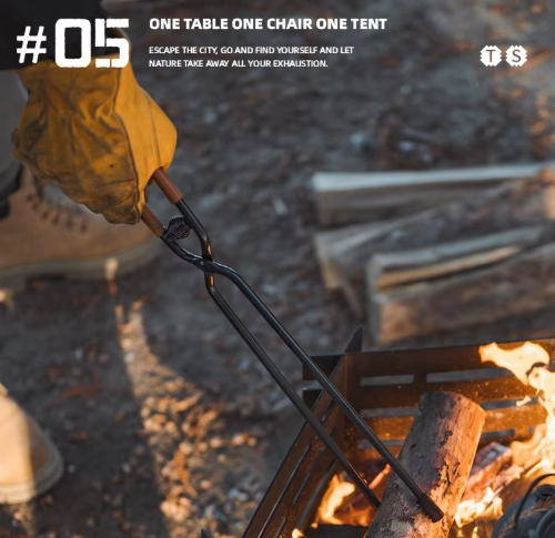 Shine trip Fire Tongs