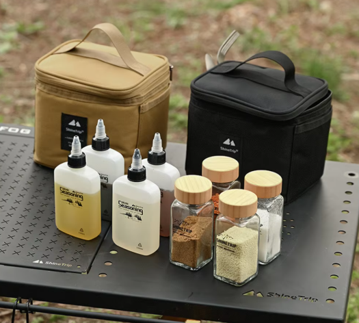 Shine trip  Seasoning Bottles Set - Khaki