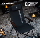 Shine trip adjustable folding chair - Black