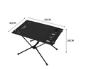 Shine trip Tactical Folding Cloth Table - Black