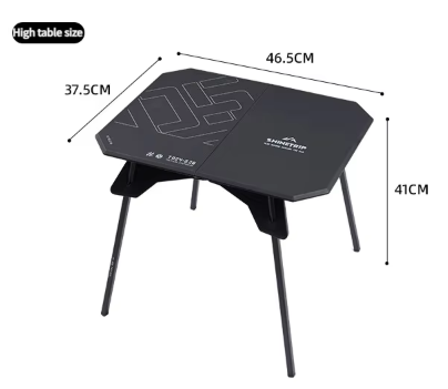 Shine trip Ultra-light folding table - Black 