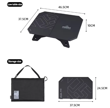 Shine trip Ultra-light folding table - Black 