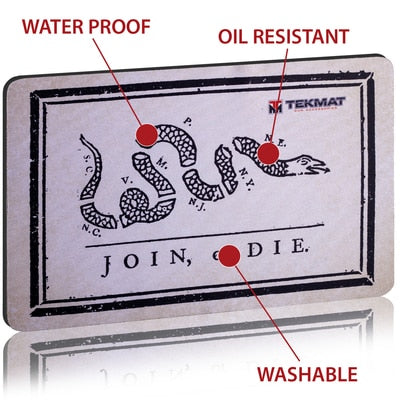 Join, or Die Gun Cleaning Mat