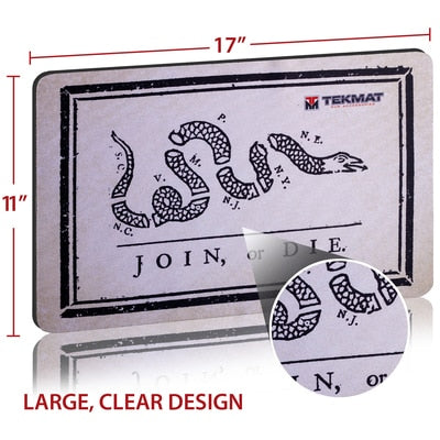 Join, or Die Gun Cleaning Mat