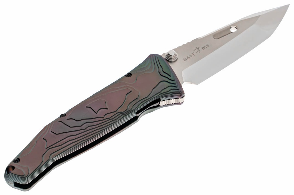 Rockstead SAI T-ZDP - Polished Blade - DLC Prism Titanium Handle