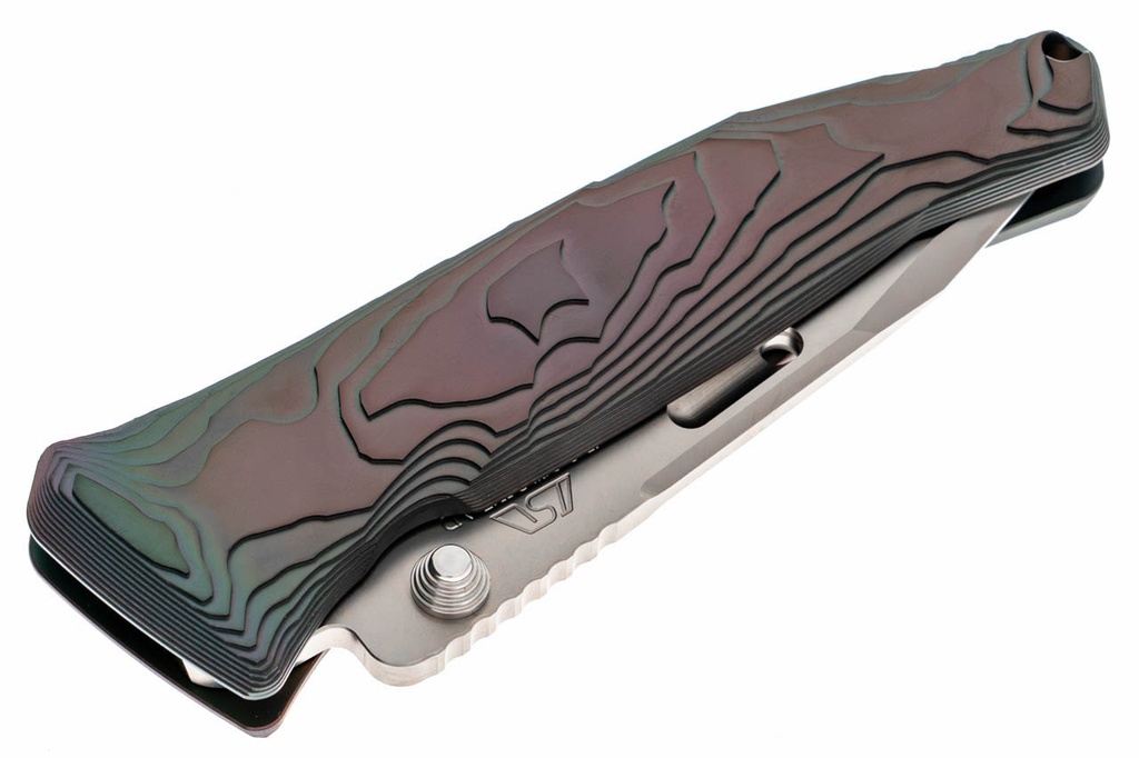 Rockstead SAI T-ZDP - Polished Blade - DLC Prism Titanium Handle