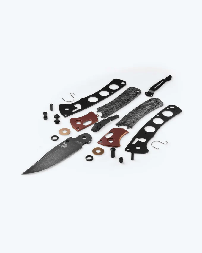 Benchmade Mini Crooked River - Burnt Copper - Black Micarta