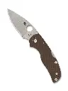 Spyderco Native 5 Brown G-10 CPM 15V Sprint Run