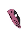 Spyderco MicroJimbo Pink G-10 Black Blade Sprint Run 