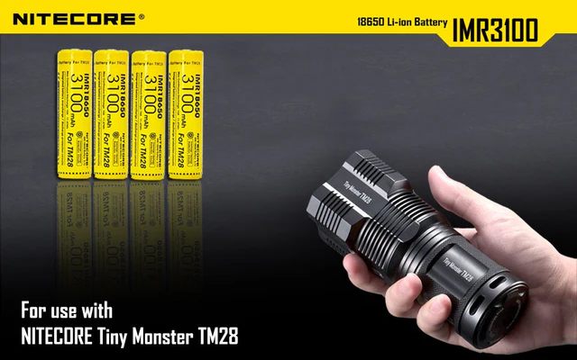 Nitecore Battery IMR18650 for TM28