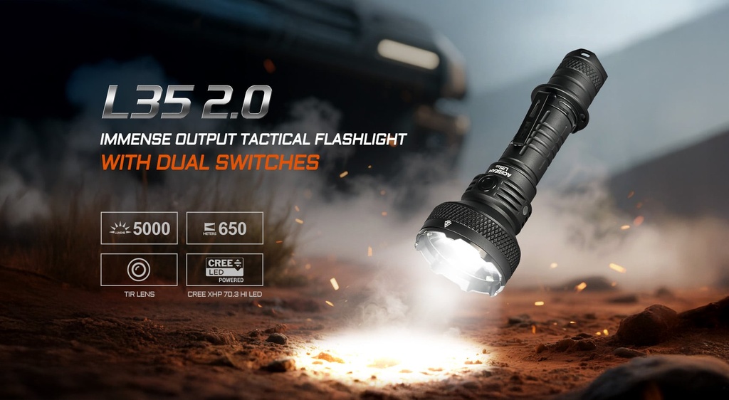 Acebeam L35 Red & Black 