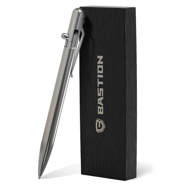 Bastion Slim Bolt Action Pen Stainless