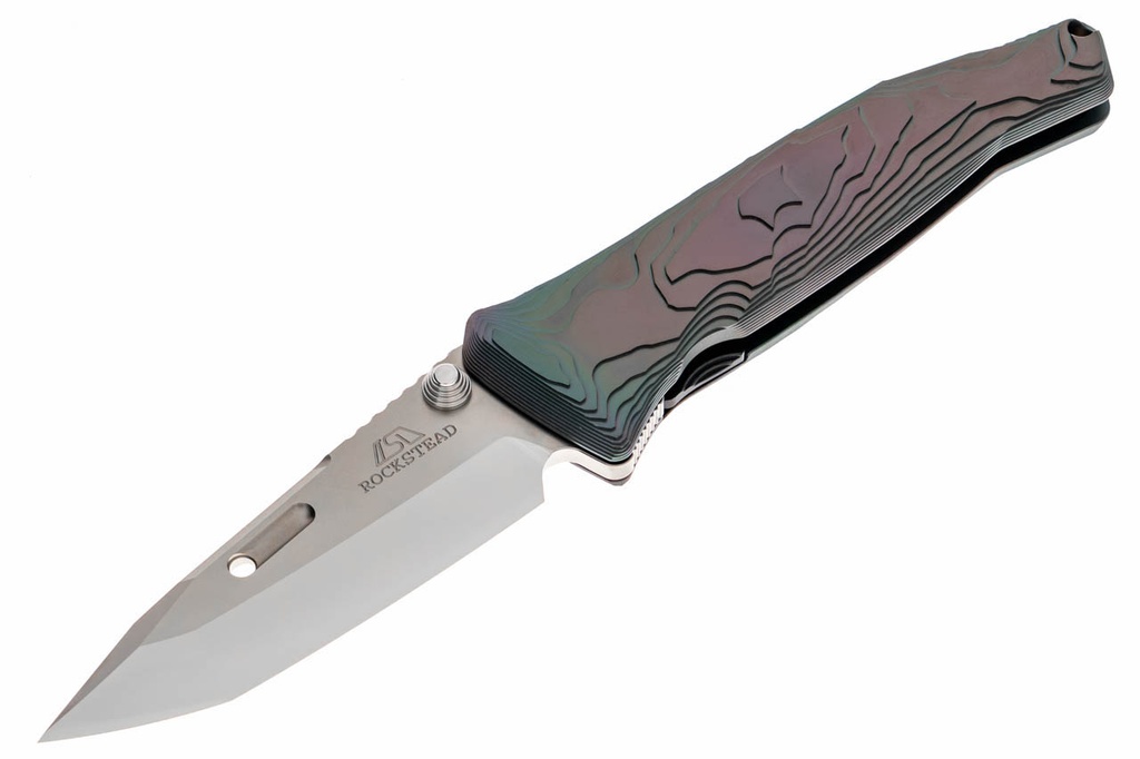 Rockstead SAI T-ZDP - Polished Blade - DLC Prism Titanium Handle
