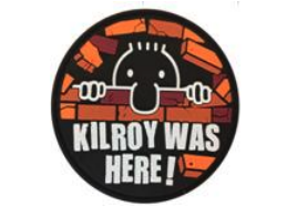 Tsno Kilroy Was Here PVC Patch