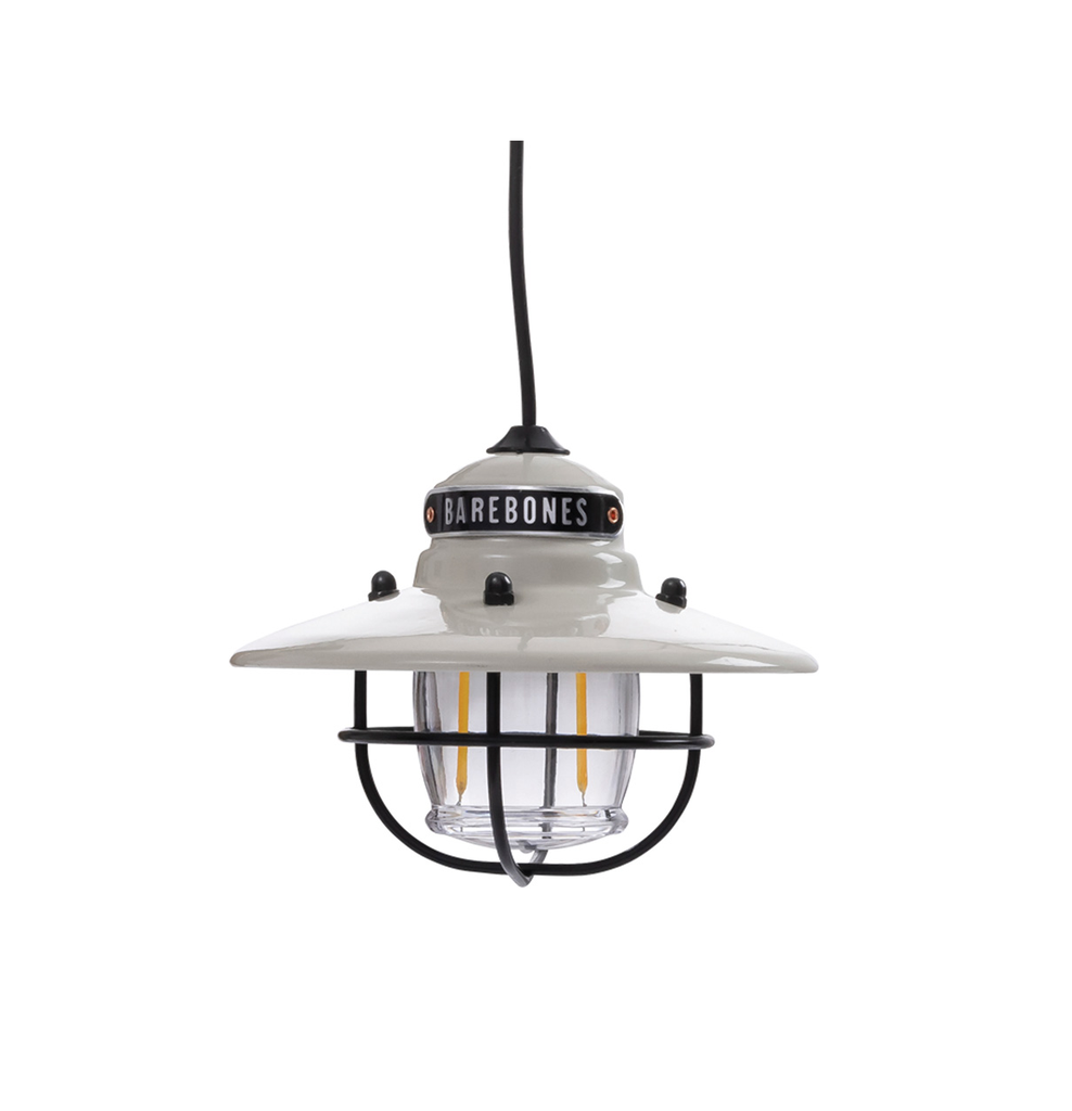 Barebones Living Edison Pendant Light Vintage White