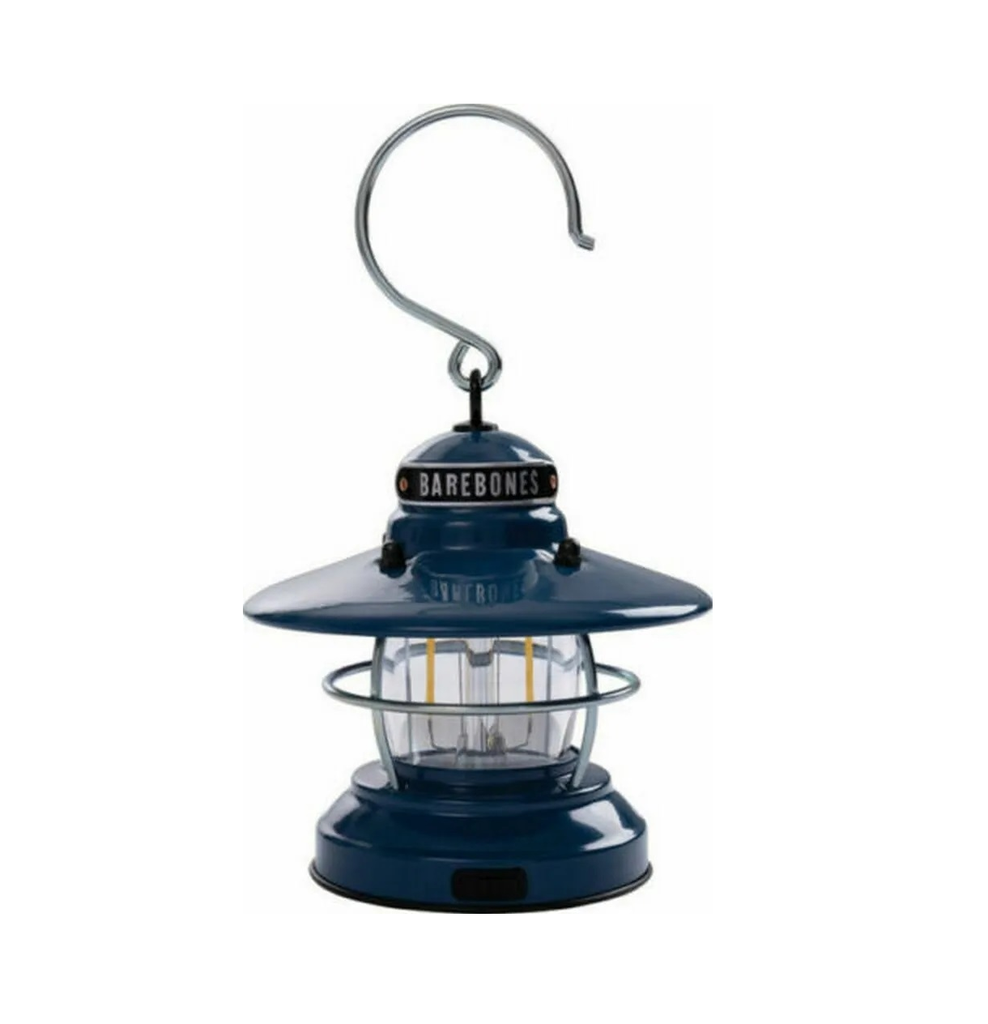 Barebones Edison Mini Lantern - Ocean Blue