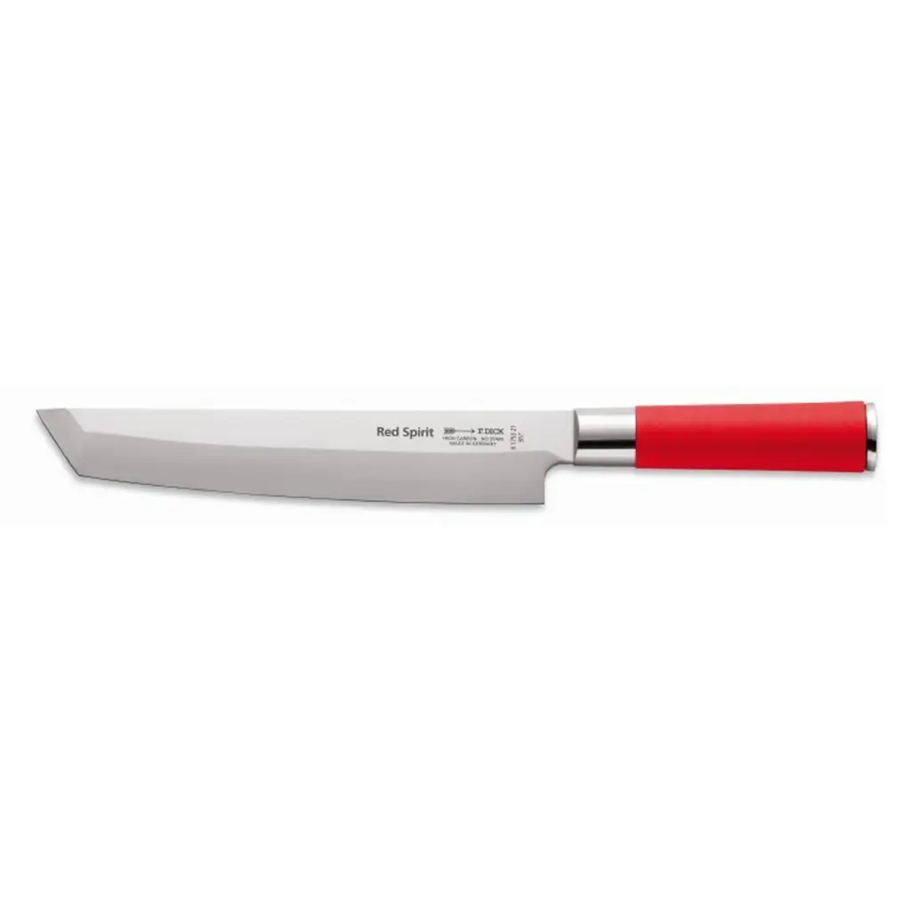 F.Dick Red Tanto Knife 8"