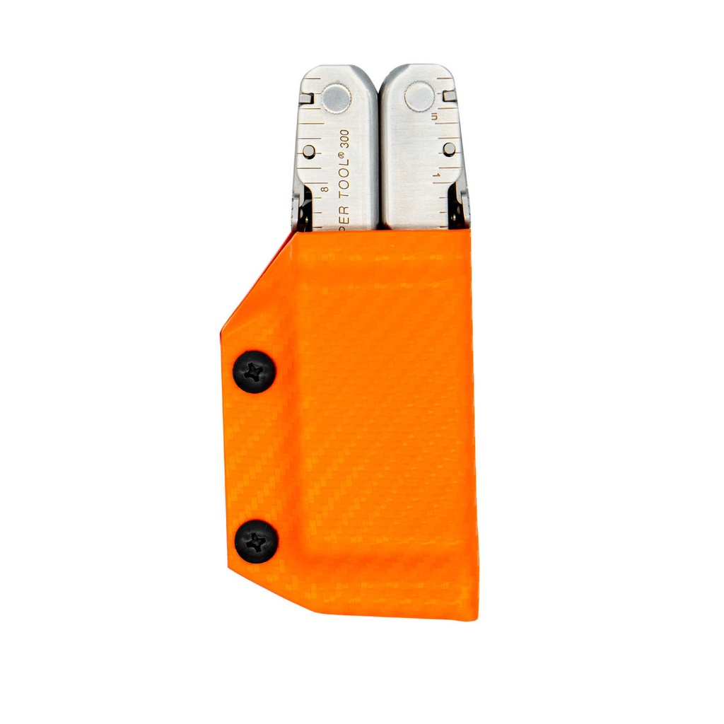 Clip & Carry Leatherman Kydex Sheath for the Supertool 300 - CF Orange