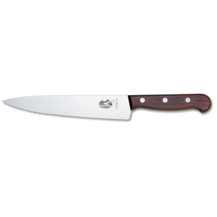 Victorinox ROSEWOOD SLICING KNIFE SERRATED BLADE