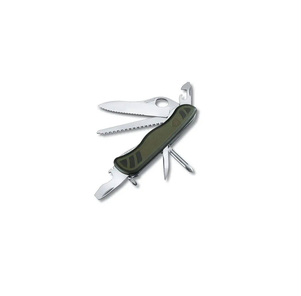 Victorinox Swiss Soldier's Knife 08 in green/black