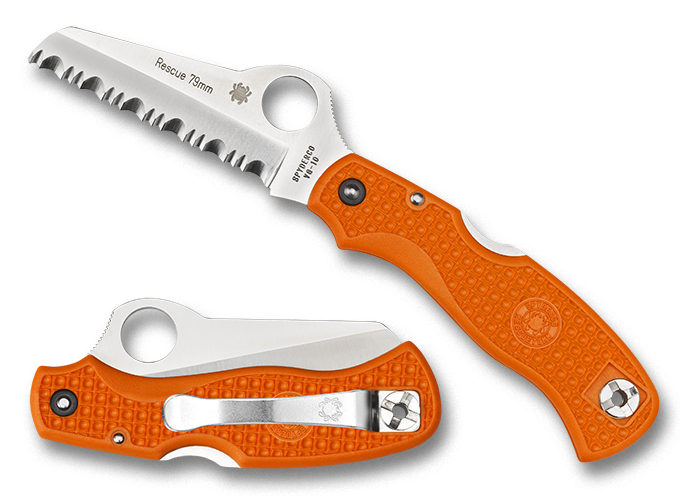 Spyderco RESCUE 79MM  FRN ORANGE