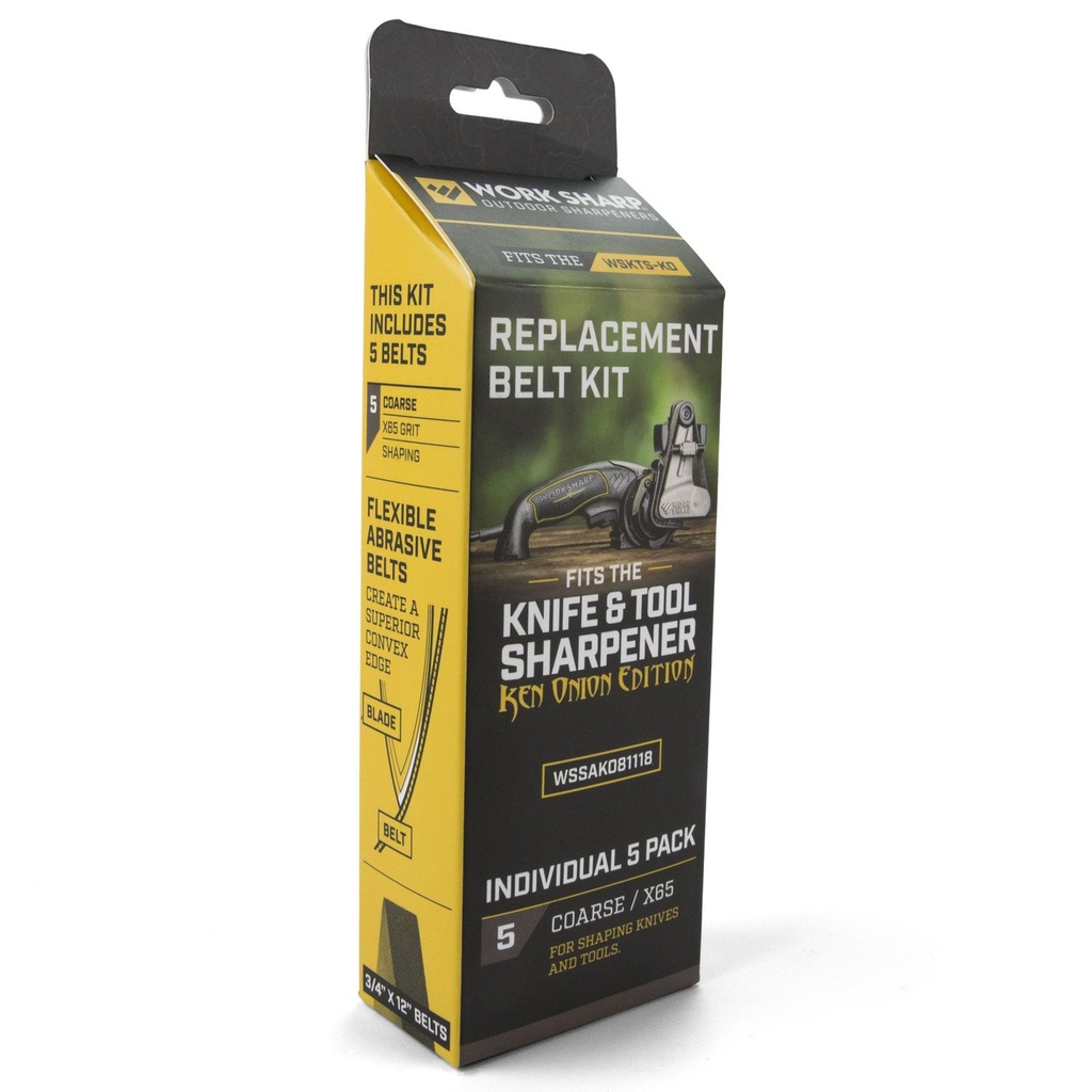 WorkSharp Grey X65 (220) Grit Belt for the Ken Onion Edition (Mk.1 & Mk.2)