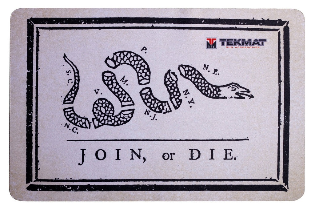 Join, or Die Gun Cleaning Mat