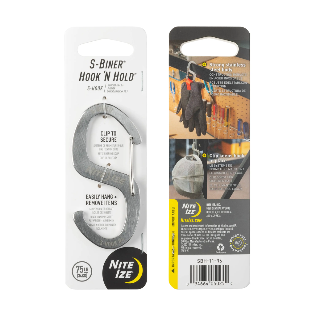 Nite Ize S-Biner® Hook 'N Hold™ S-Hook