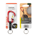 Nite Ize SlideLock KeyRing Aluminum #3 (Red)