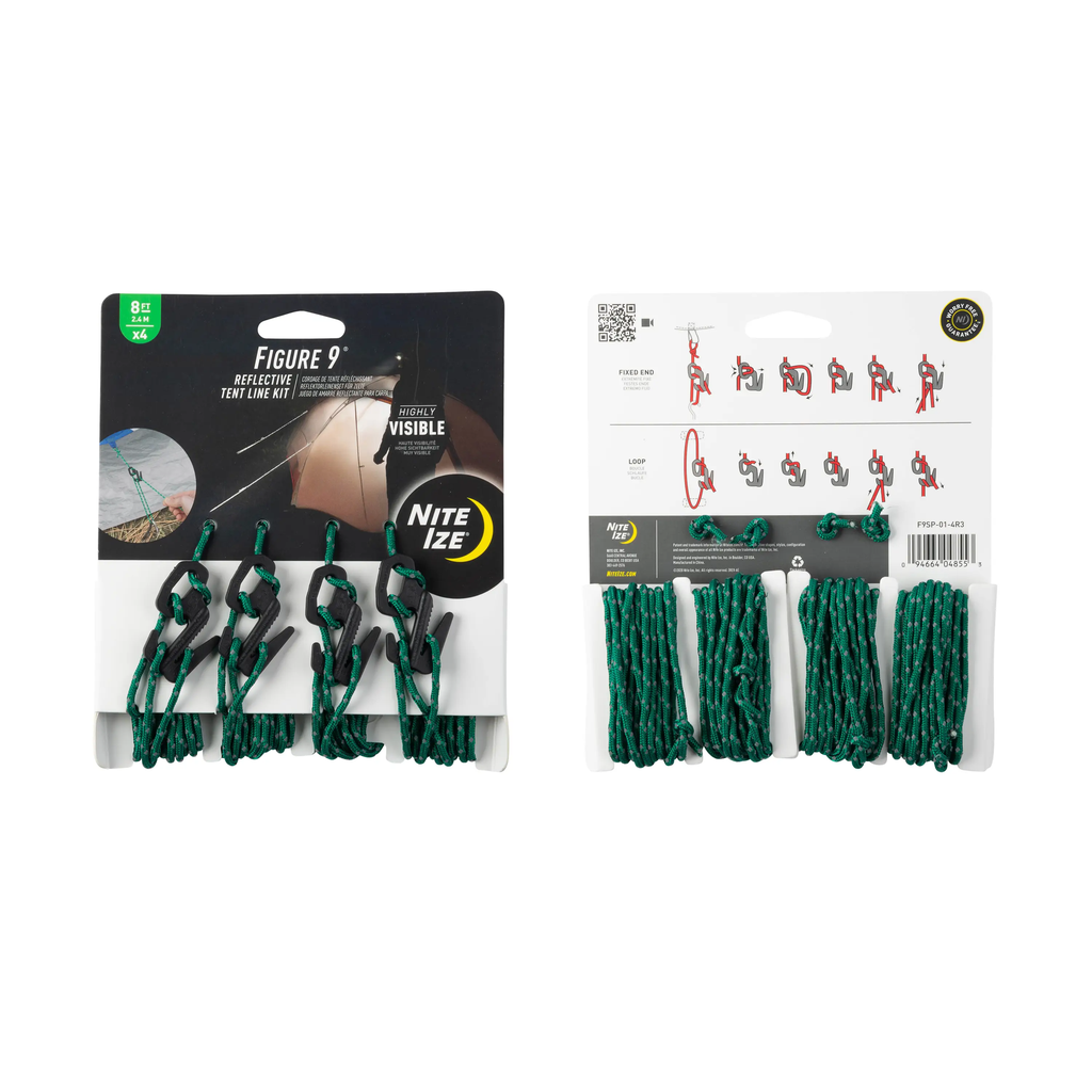 Nite ize FIGURE 9 REFLECTIVE TENT LINE KIT