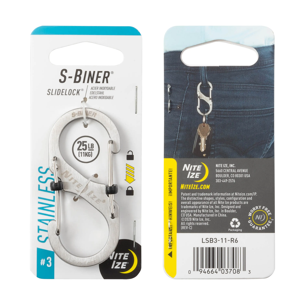 Nite Ize S-Biner® SlideLock® Stainless Steel #3