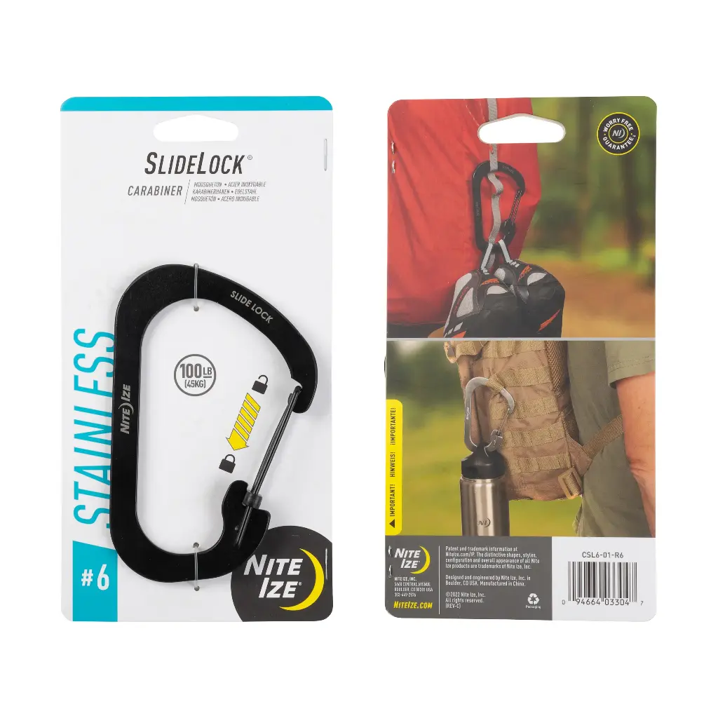 Nite Ize SlideLock Carabiner Size Number 6