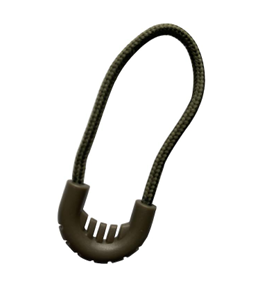 New Anti-Slip  Zipper Rope - OD Green ( Pack of 4 pieces )