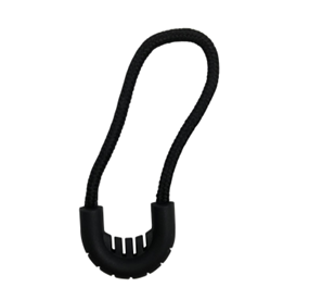 New Anti-Slip  Zipper Rope - Black ( Pack of 4 pieces )