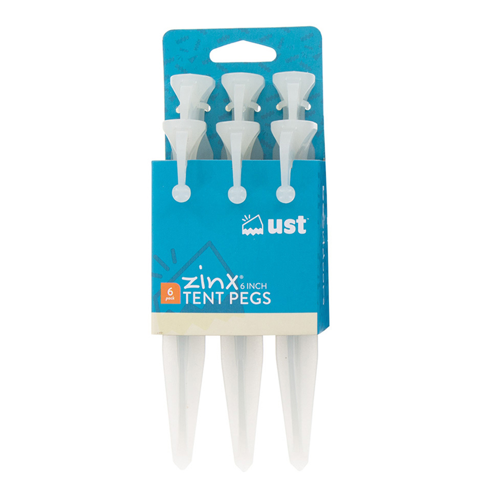 UST Zinx Tent Peg 6in 6pk