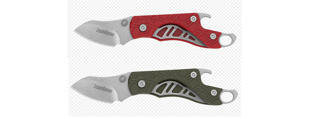 Kershaw Cinder Red & Olive Green Comb