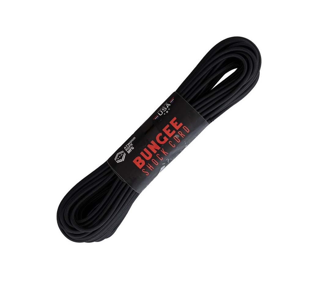 Atwood Bungee Shock Cord 50ft Black