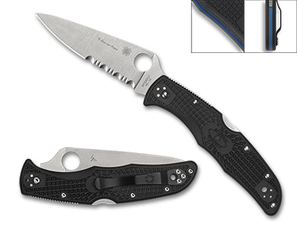 Spyderco Endura 4 Thin Blue Line