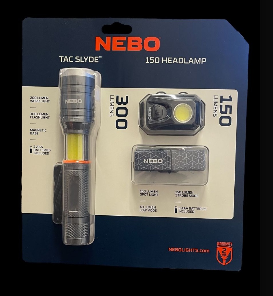Nebo Tac Slyde / 150 Headlamp