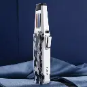 Jobon Torch Lighter (Army - white ) pink flame