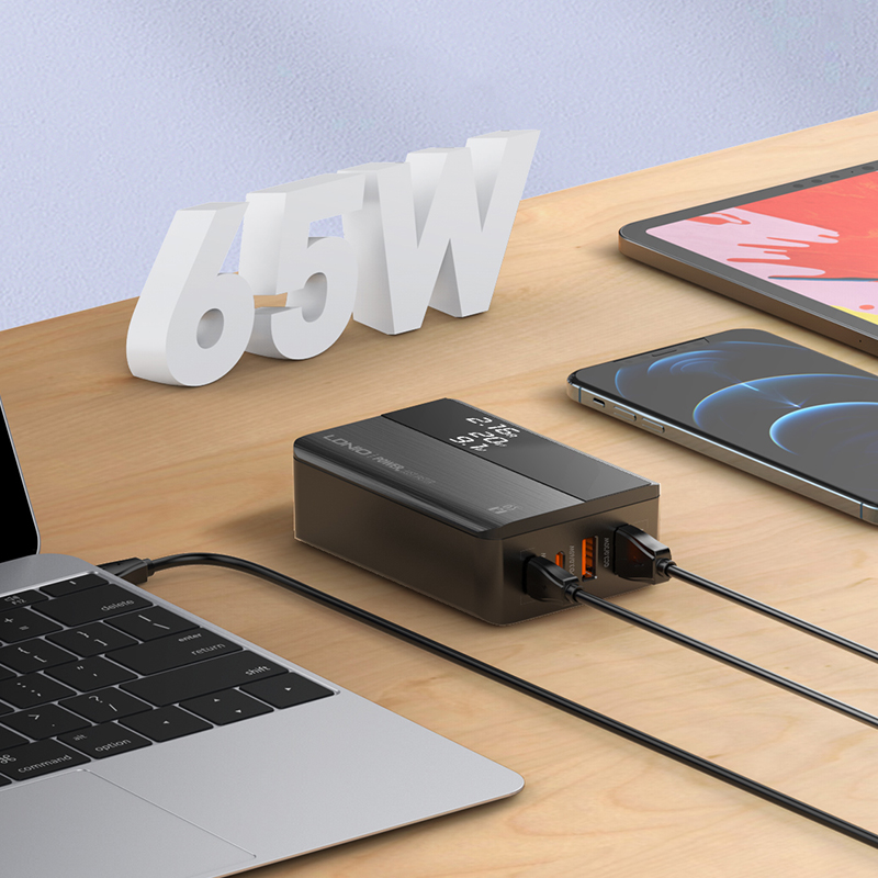 LDNIO HOME CHARGER 65W - A4808Q